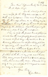 1869 Logan Osburn to W.A. Roper regarding Mill Road