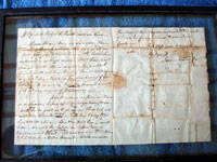 Back of Wormely Roper Letter 1798