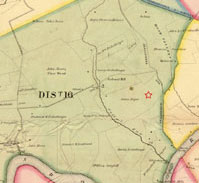 1852 jefferson county map Cat-Tail Run
